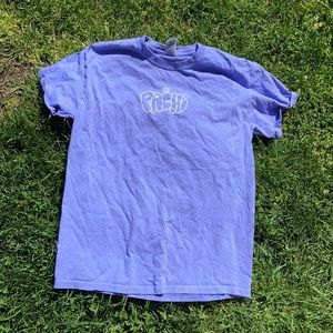 Custom made blue tshirt